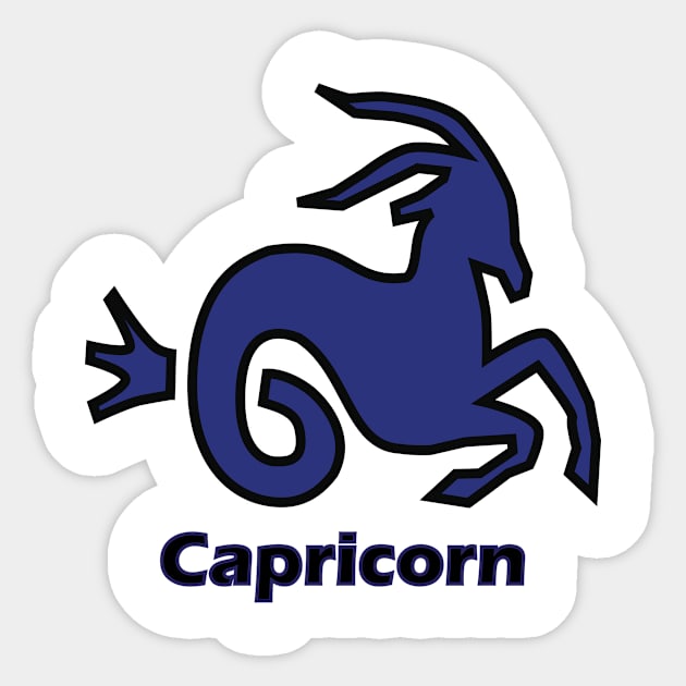 Capricorn Sticker by GetHy